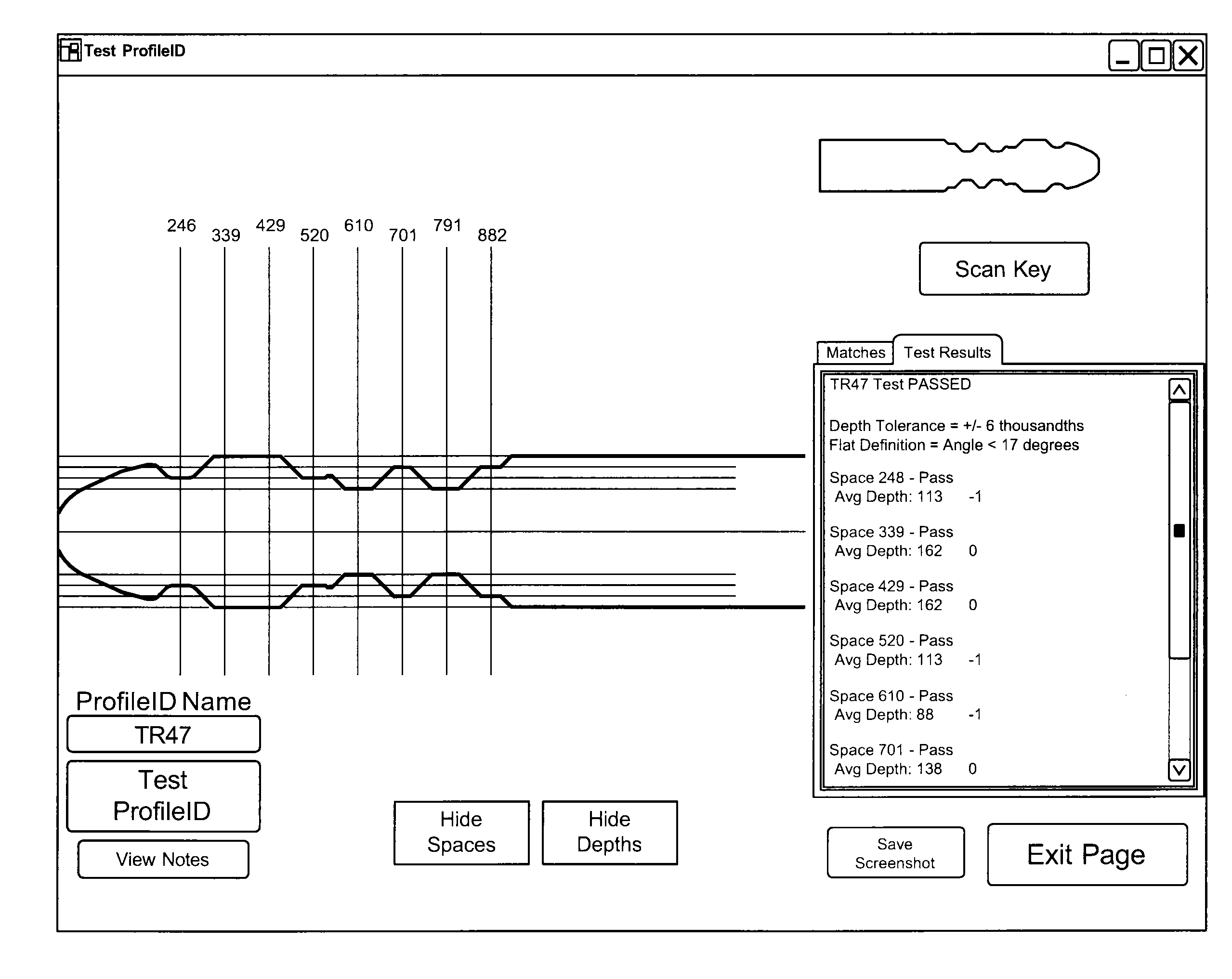Analytics For Us Patent No. 8634655, Key Blank Identification System With Bitting Analysis