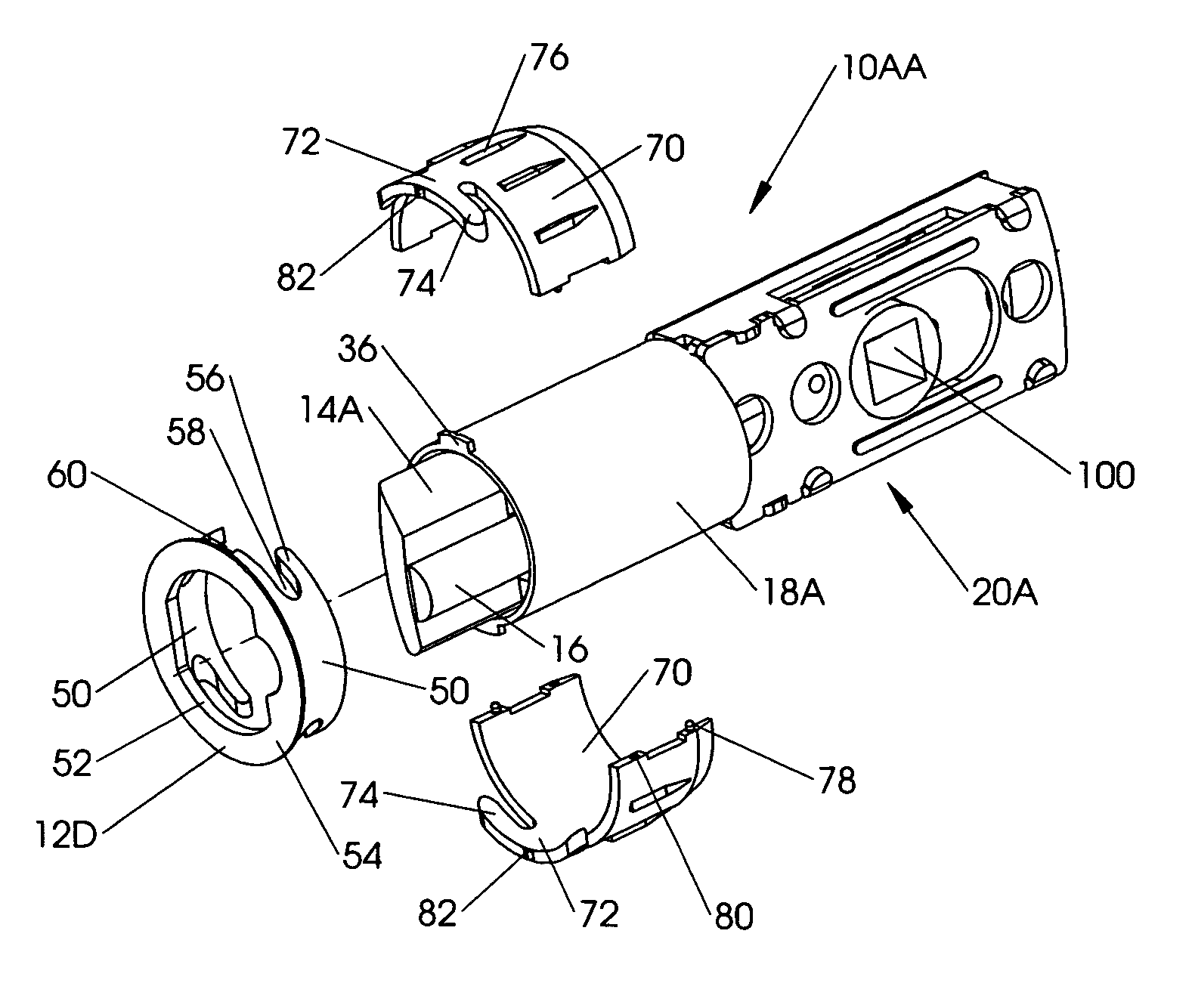 Analytics for US Patent No. 7275773, Six-way latch bolt assembly